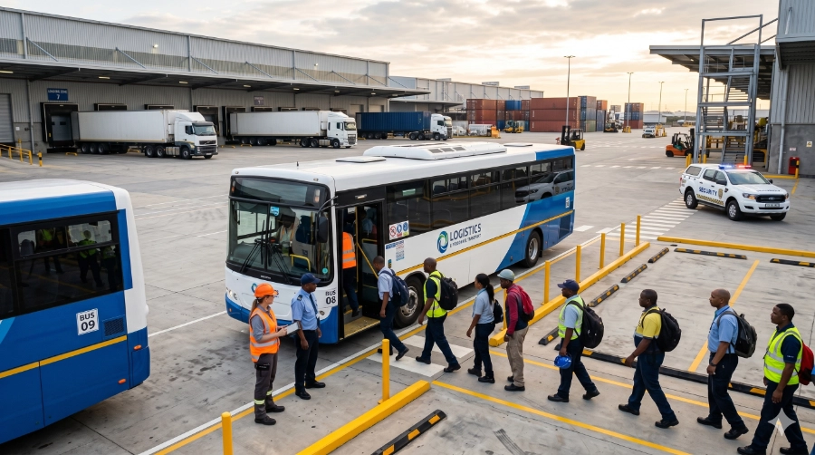 Camión de transporte